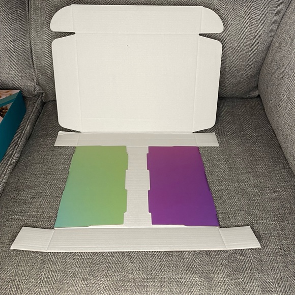 Pack of 3 (10x8x2 Inch) Cardboard color gradient multipurpose boxes - Picture 15 of 15